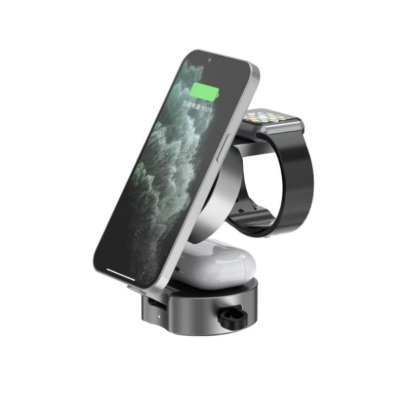 TravelMag Pro 25W 3合1 Qi2 無線充電座 